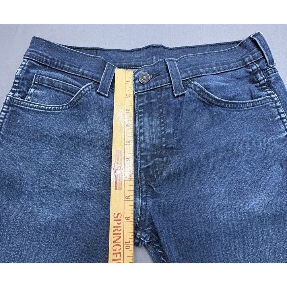 Levi's 511 Jeans Men’s 31x32 Blue Denim Modern Slim Fit Dark Wash Straight Leg - Picture 4 of 8